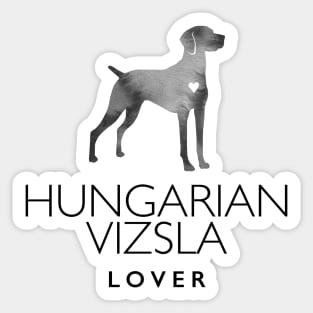 Hungarian Vizsla Dog Lover Gift - Ink Effect Silhouette Sticker